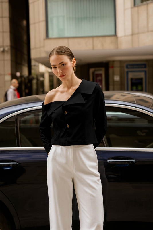 Siyah Monarchess Gömlek