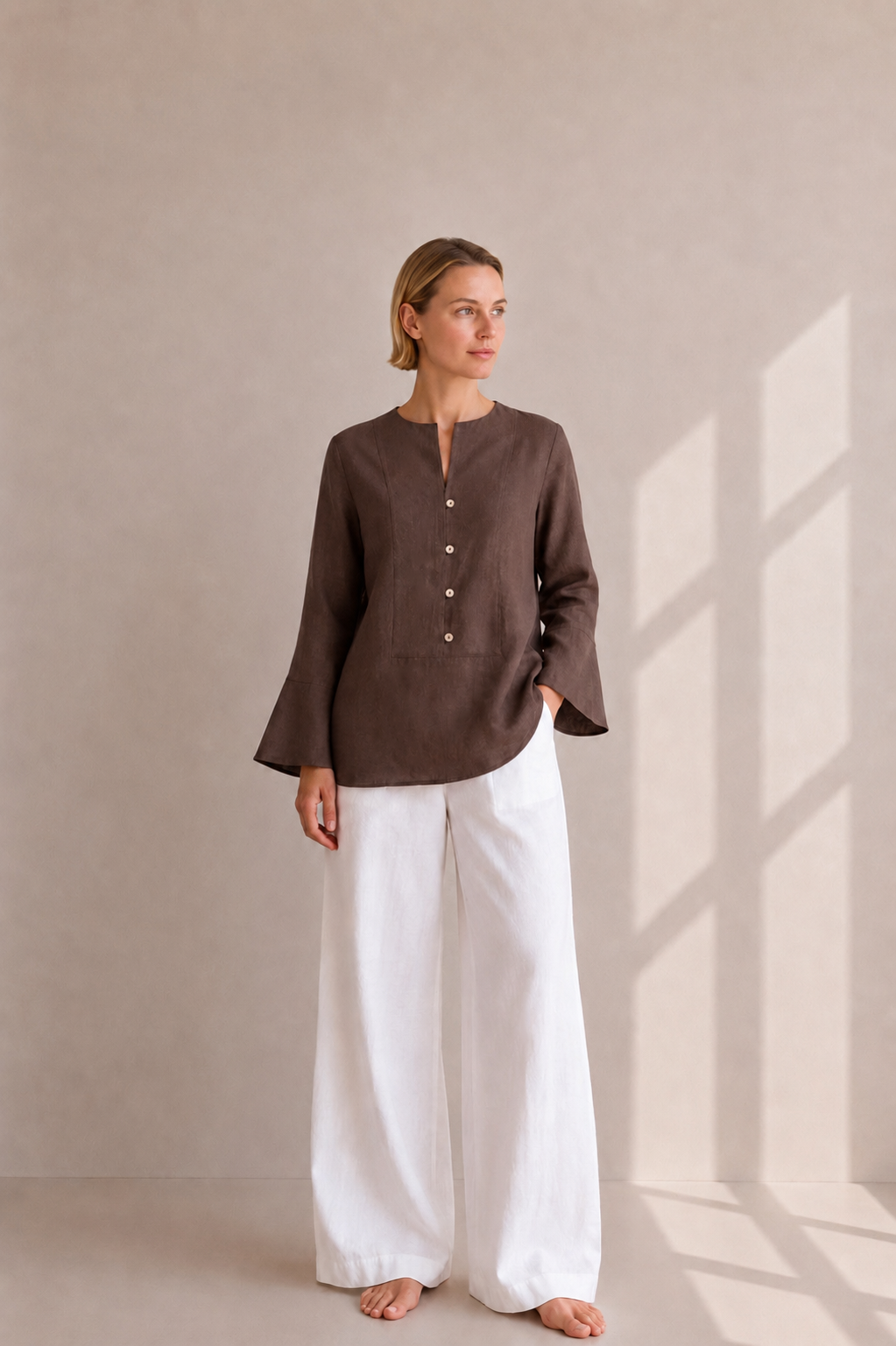 White Nefertiti Shirt