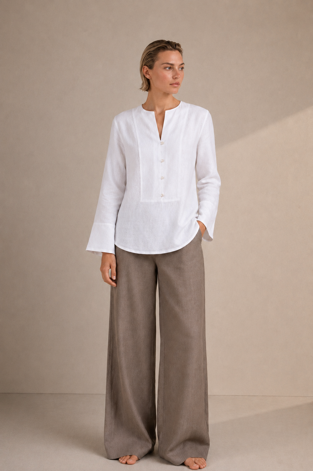 White Nefertiti Shirt