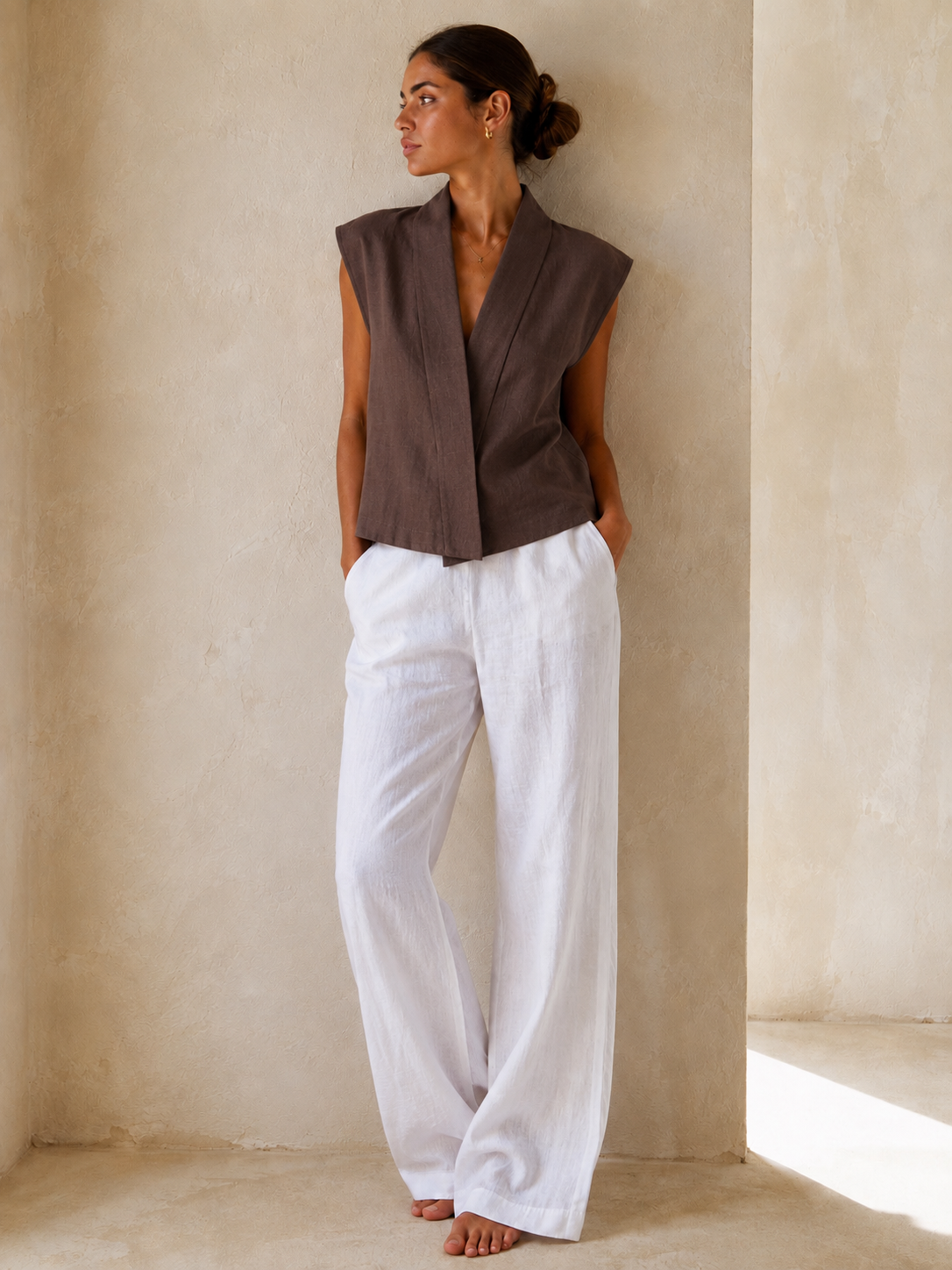 White Nefertiti Shirt