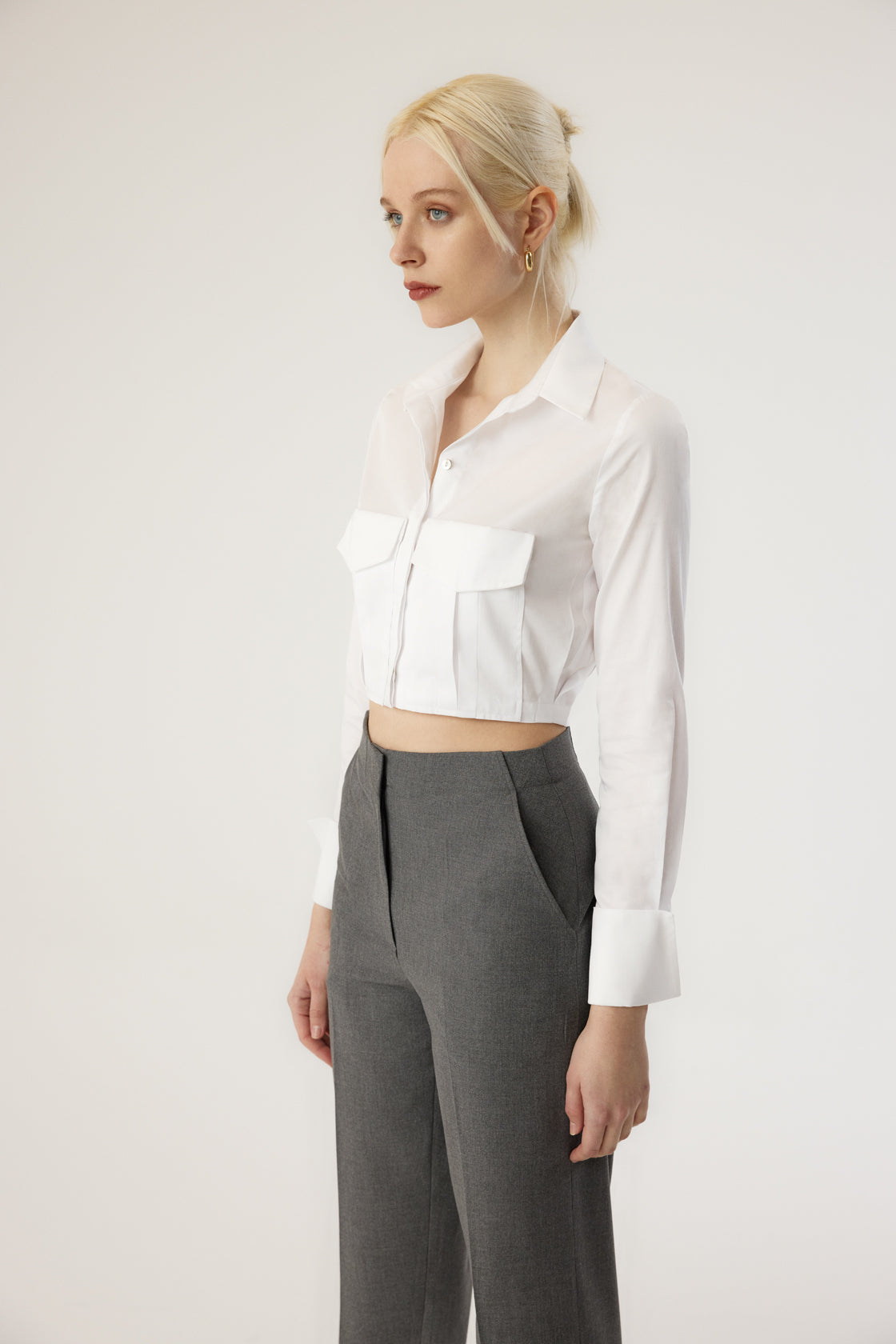 Aura Crop Shirt